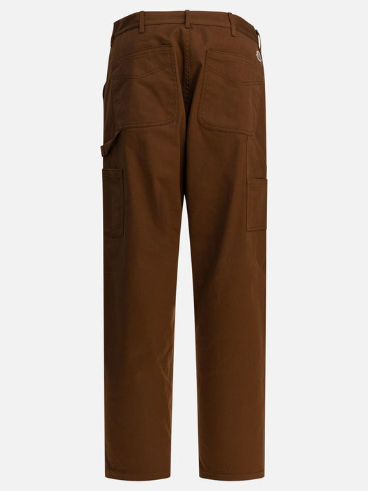 Pantaloni cargo & parachute Solid colour  Marrone - Moncler Uomo | PDP | VIETTI Online Store | 2
