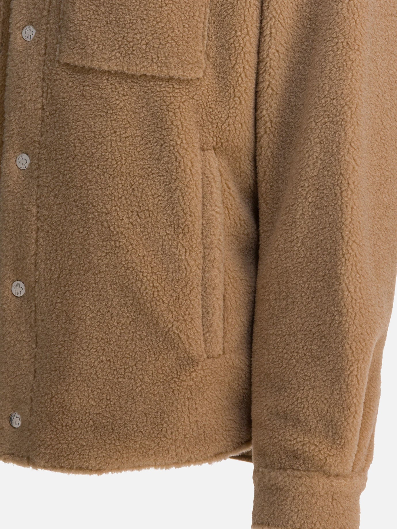 Giacche overshirt Logo  Beige - Moncler Uomo | PDP | VIETTI Online Store | thumbnail_4