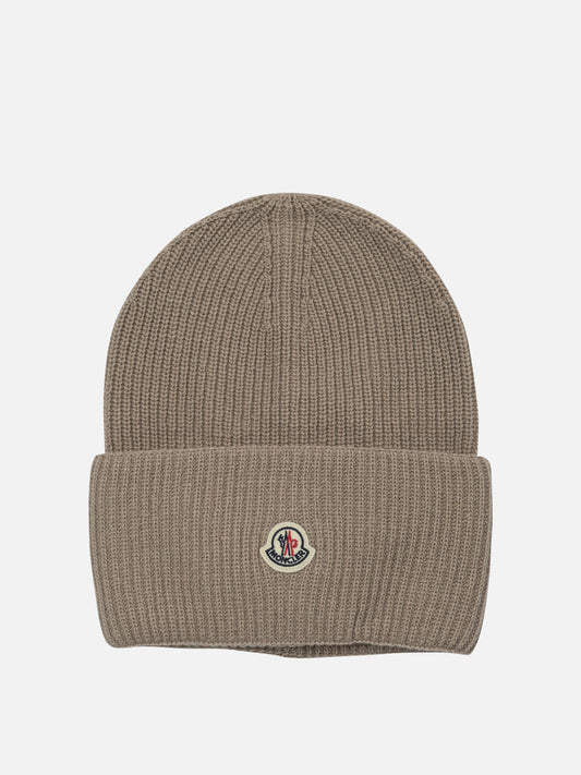 Beanies Logo  Beige - Moncler Women | PLP | VIETTI Online Store 
