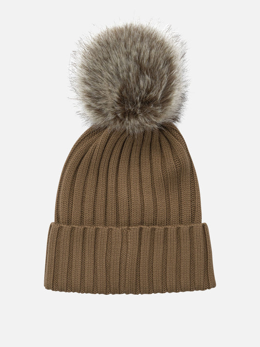 Beanies Logo  Brown - Moncler Women | PDP | VIETTI Online Store | 2
