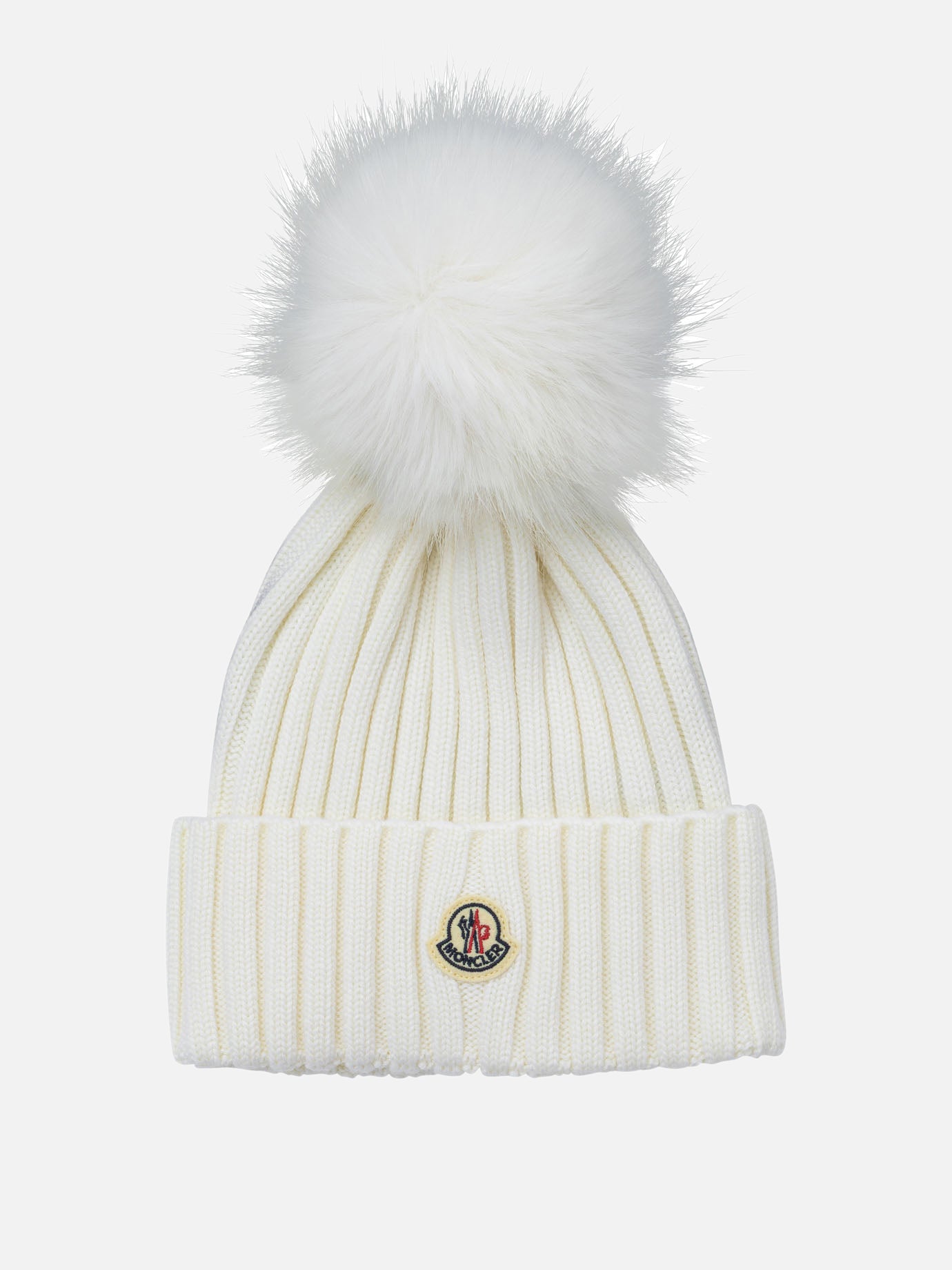 Beanies Logo  White - Moncler Women | PDP | VIETTI Online Store | Zoom-Modal
