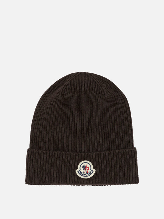 Beanies Logo  Brown - Moncler Men | PLP | VIETTI Online Store 
