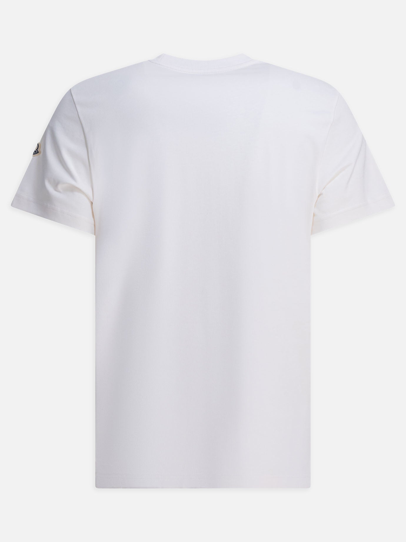 T-shirt girocollo Logo  Bianco - Moncler Uomo | PDP | VIETTI Online Store | Zoom-Modal_2
