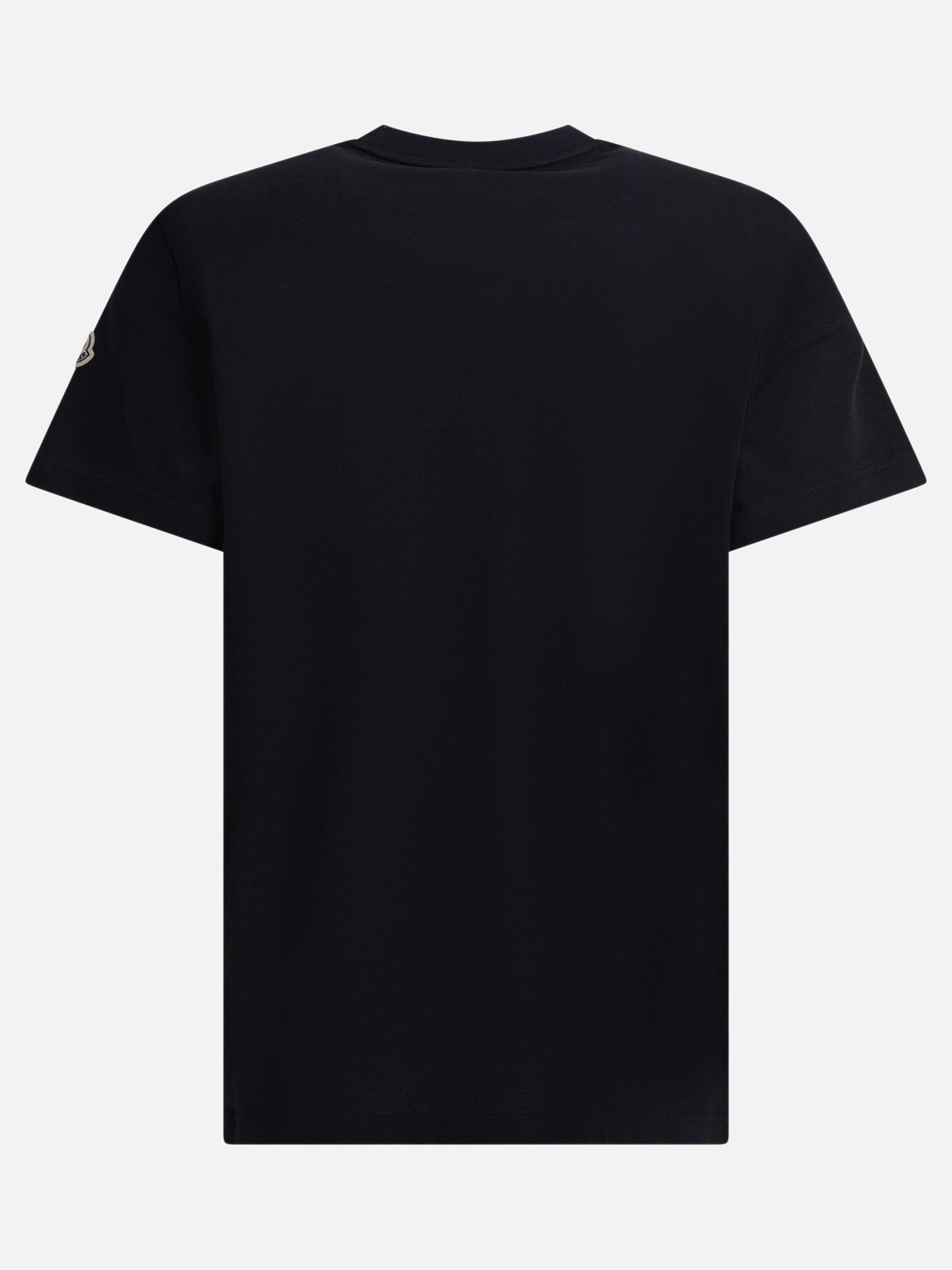 T-shirt girocollo Logo  Nero - Moncler Uomo | PDP | VIETTI Online Store | thumbnail_2