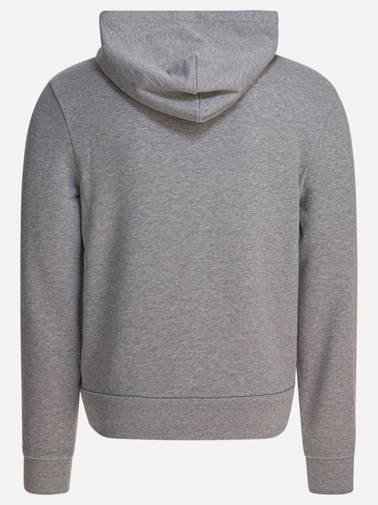 Felpe con zip Logo  Grigio - Moncler Uomo | VIETTI Online Store | 2
