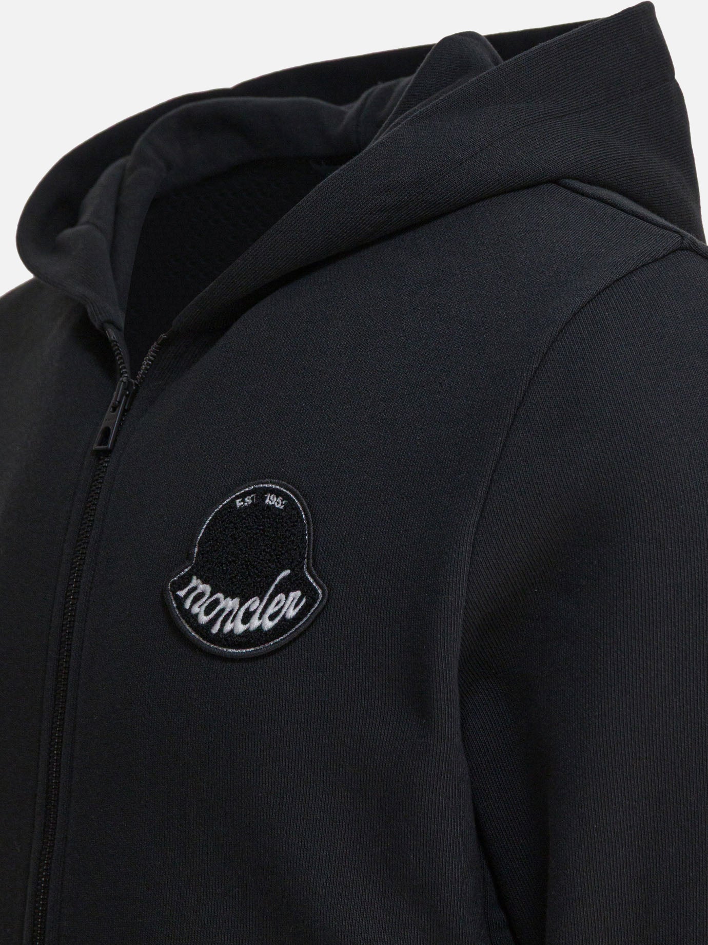 Full zip sweatshirts Logo  Black - Moncler Men | PDP | VIETTI Online Store | thumbnail_4