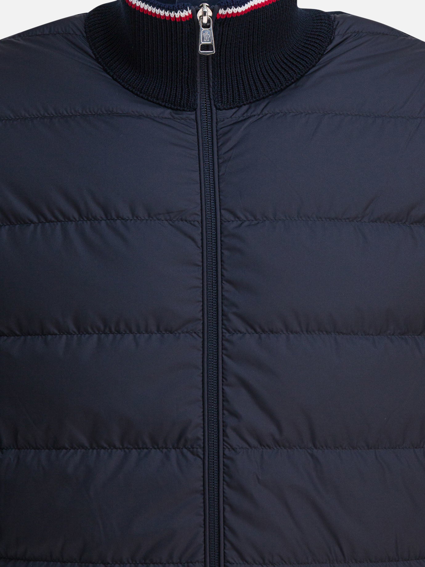 Down jackets Solid colour  Blue - Moncler Men | PDP | VIETTI Online Store | Zoom-Modal_3
