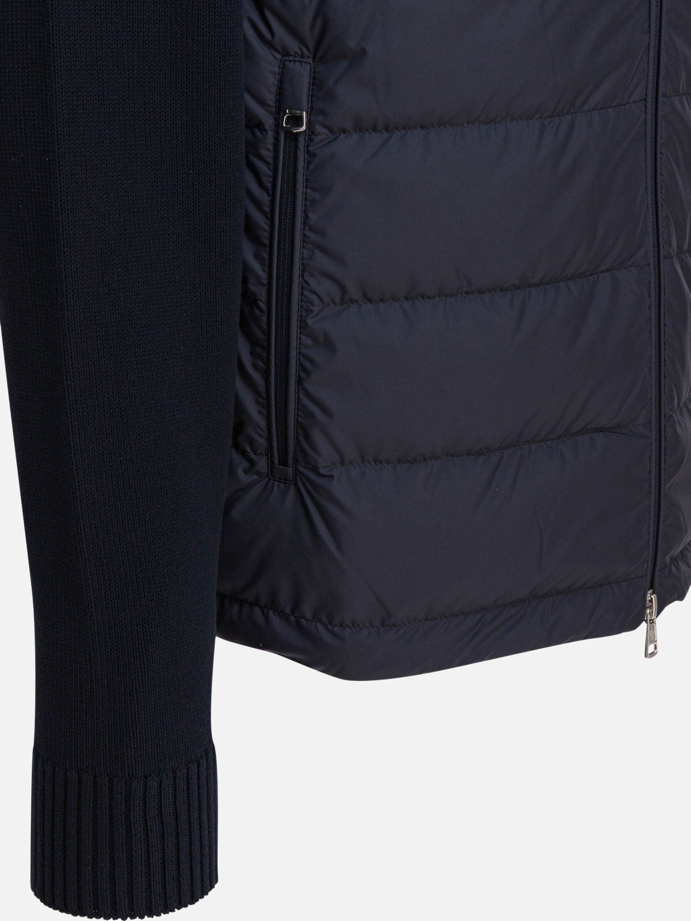 Down jackets Solid colour  Blue - Moncler Men | PDP | VIETTI Online Store | Zoom-Modal_4
