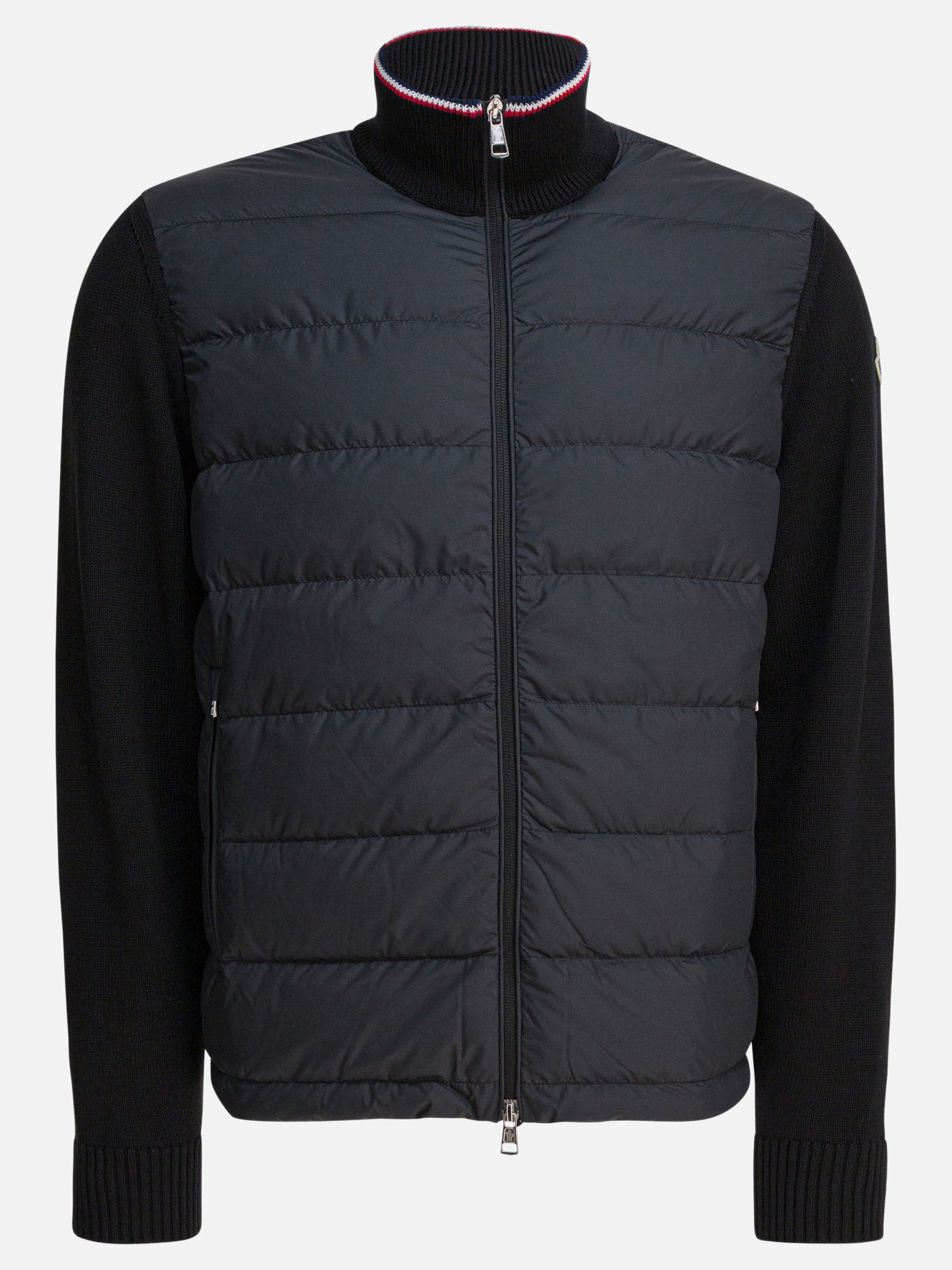 Down jackets Solid colour  Black - Moncler Men | PDP | VIETTI Online Store | Zoom-Modal
