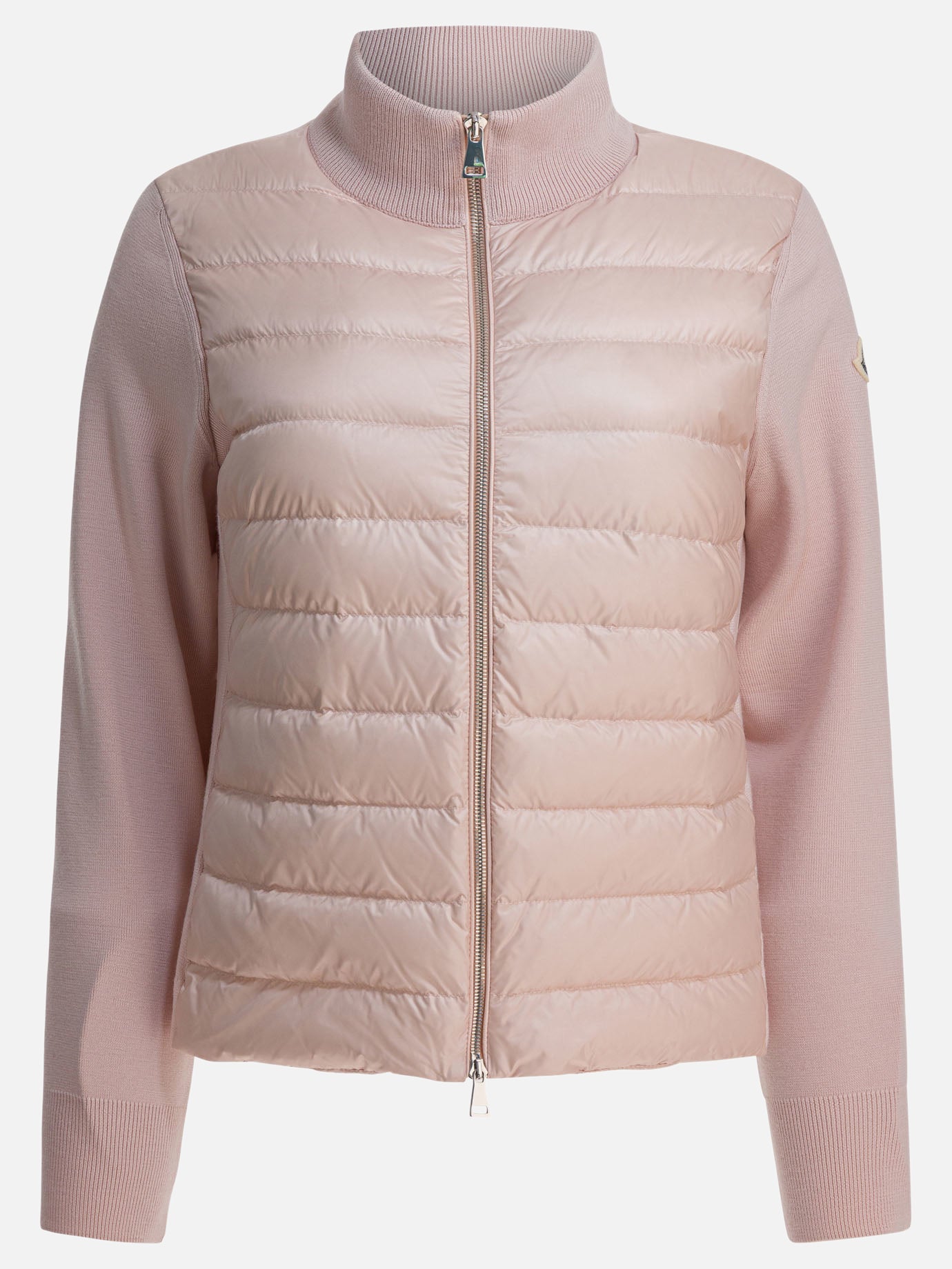 Quilted & Utility Jackets Logo  Pink - Moncler Women | PDP | VIETTI Online Store | thumbnail