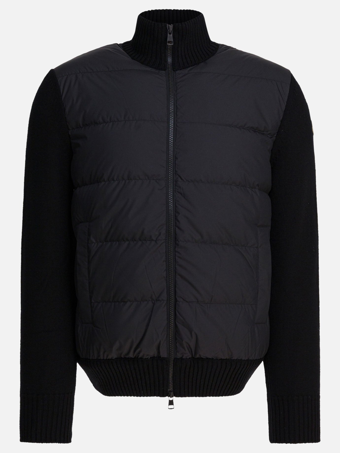 Zipped sweaters Logo  Blue - Moncler Men | PDP | VIETTI Online Store | thumbnail
