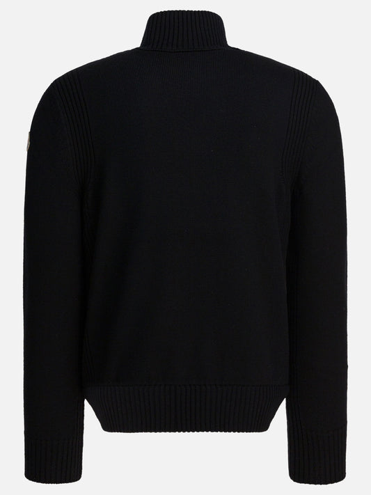 Zipped sweaters Logo  Blue - Moncler Men | PDP | VIETTI Online Store | 2
