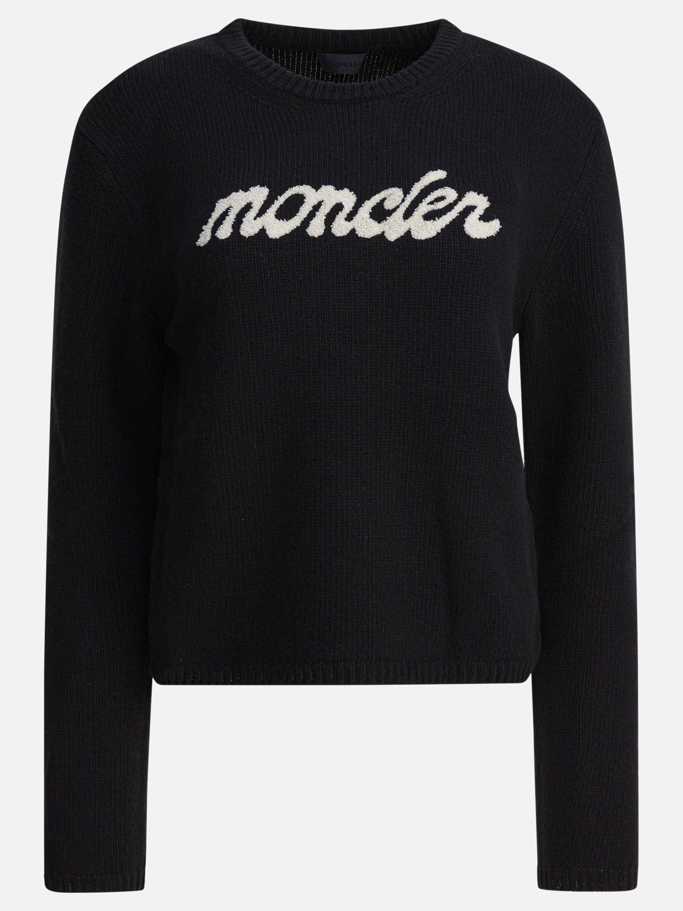 Maglioni girocollo Logo  Nero - Moncler Donna | PDP | VIETTI Online Store | thumbnail