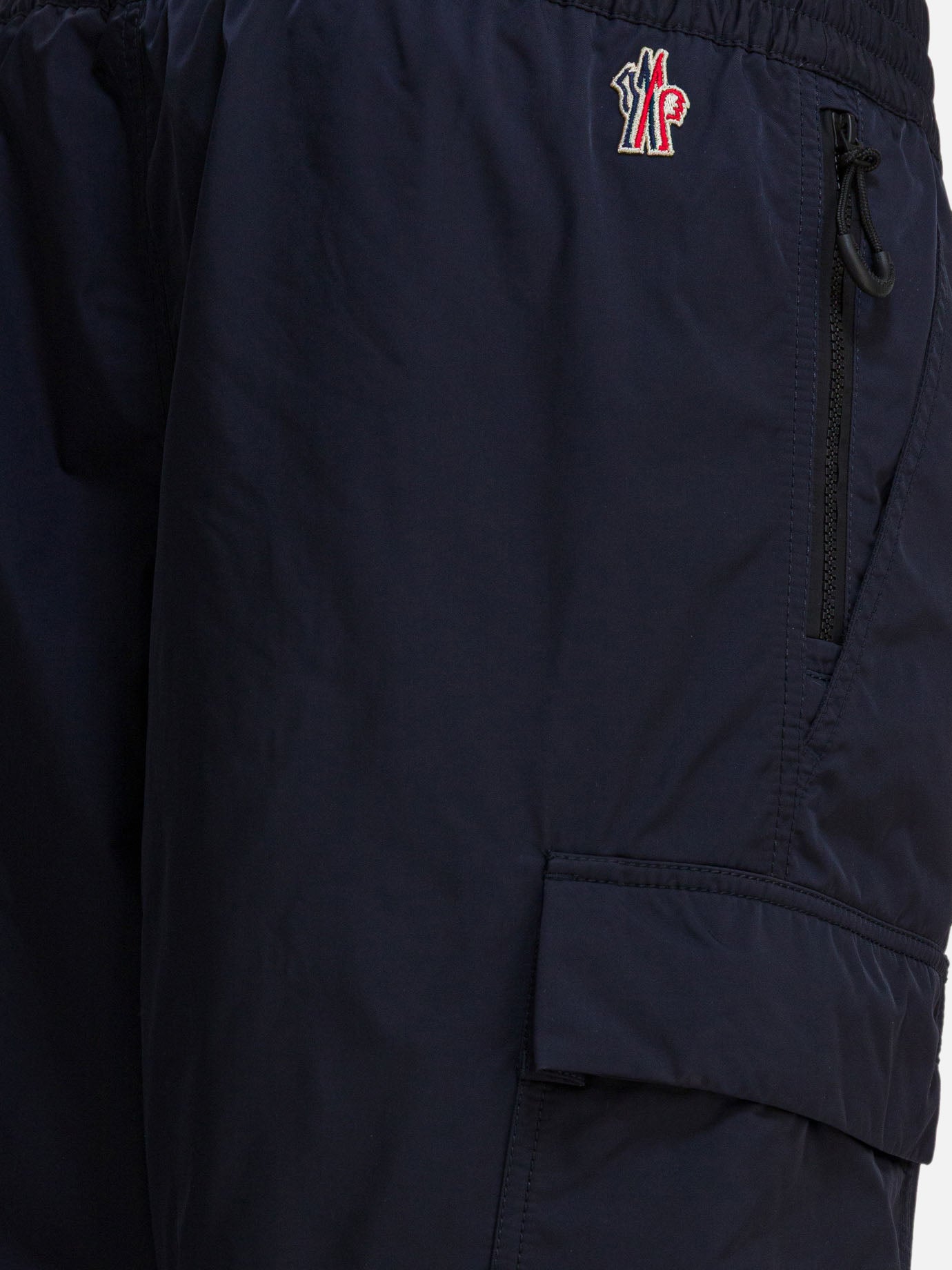 Pantaloni cargo & parachute Logo  Blu - Moncler Grenoble Uomo | PDP | VIETTI Online Store | thumbnail_4