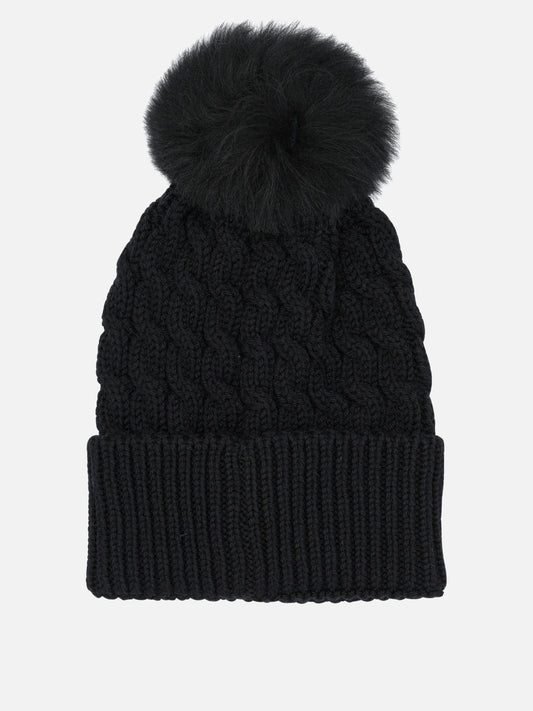 Beanies Logo  Black - Moncler Grenoble Women | PDP | VIETTI Online Store | 2
