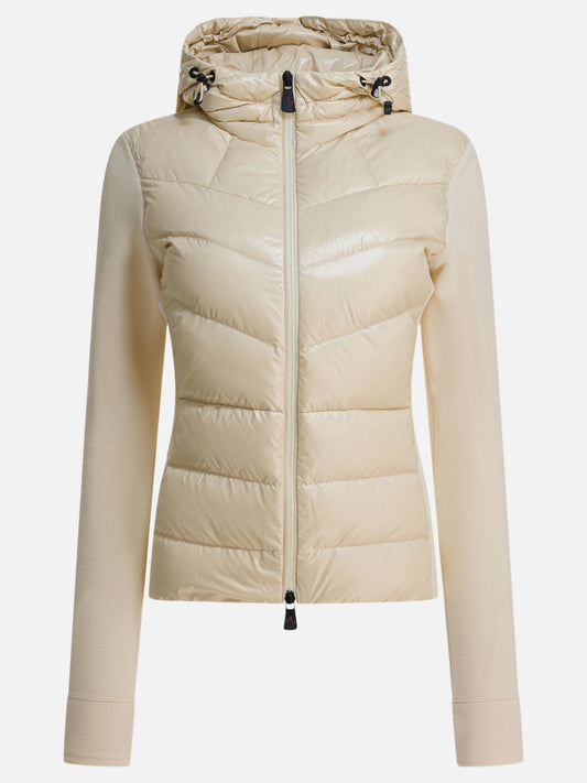 Felpe con zip Logo  Beige - Moncler Grenoble Donna | PDP | VIETTI Online Store 
