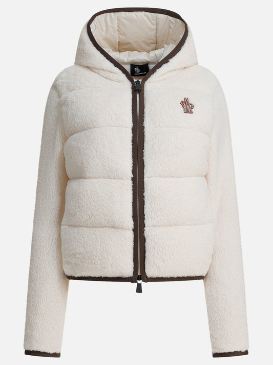 Felpe con zip Logo  Bianco - Moncler Grenoble Donna | PDP | VIETTI Online Store 
