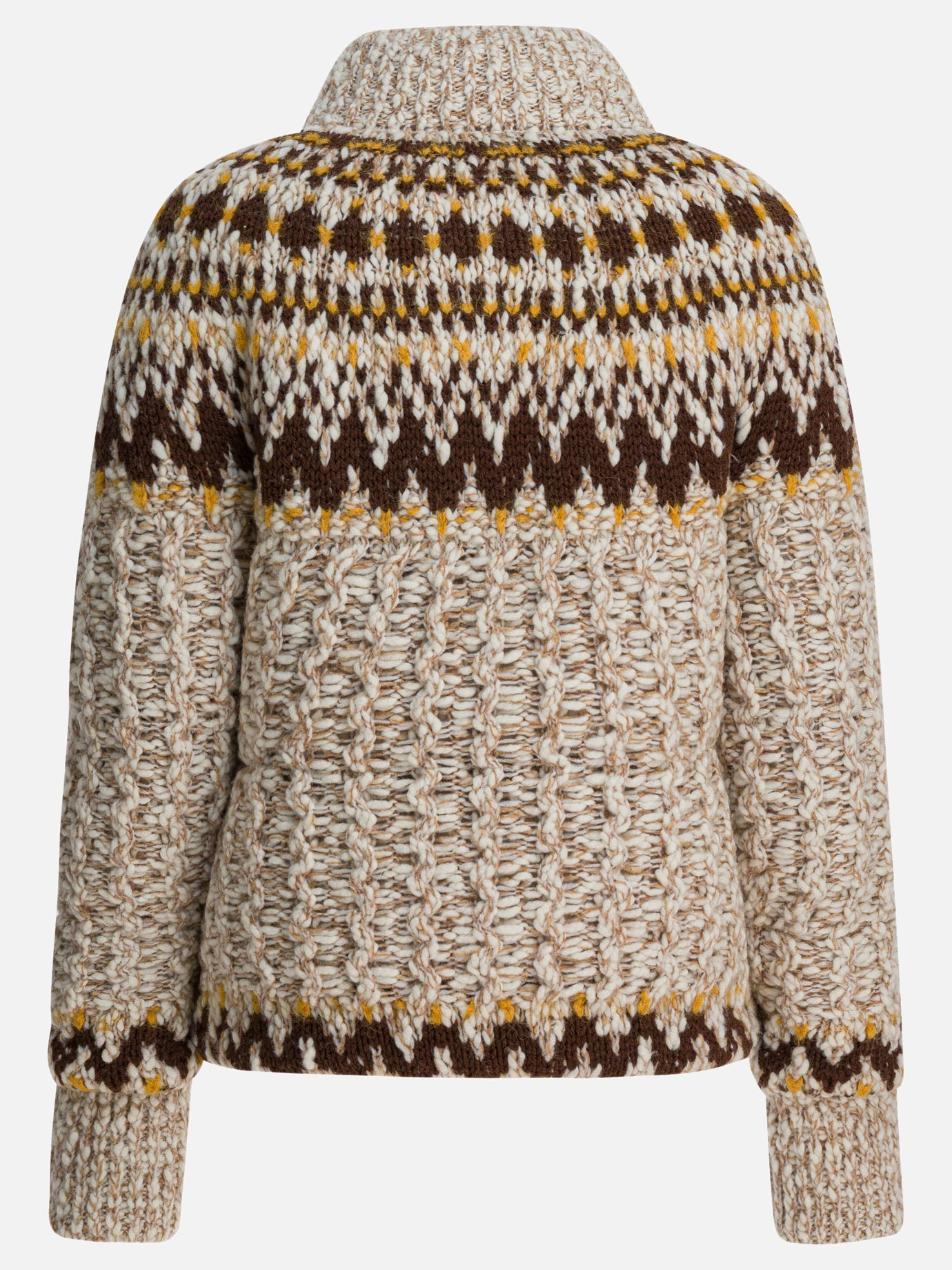 Down jackets Textured knit  Beige - Moncler Grenoble Women | PDP | VIETTI Online Store | thumbnail_2