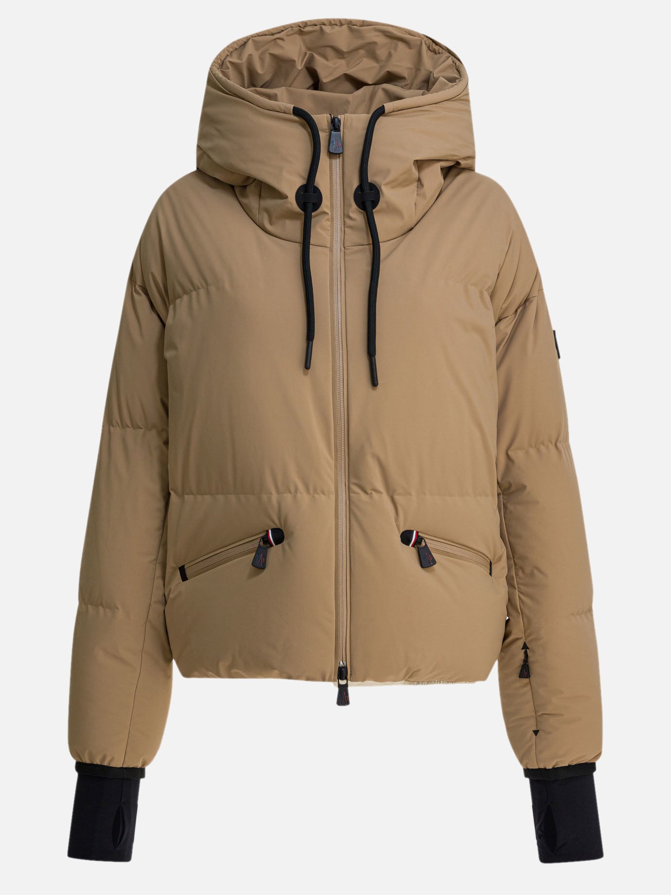 Down jackets Logo  Beige - Moncler Grenoble Women | PDP | VIETTI Online Store | Zoom-Modal
