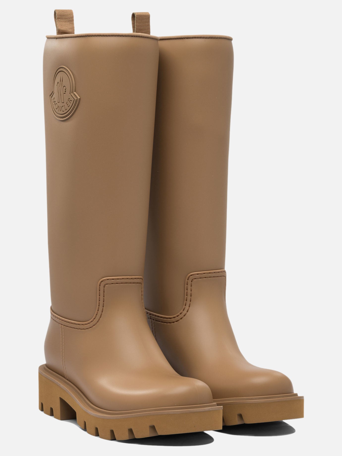 Rain boots 100% pvc - 100% rubber  Beige - Moncler Women | PDP | VIETTI Online Store | thumbnail_2