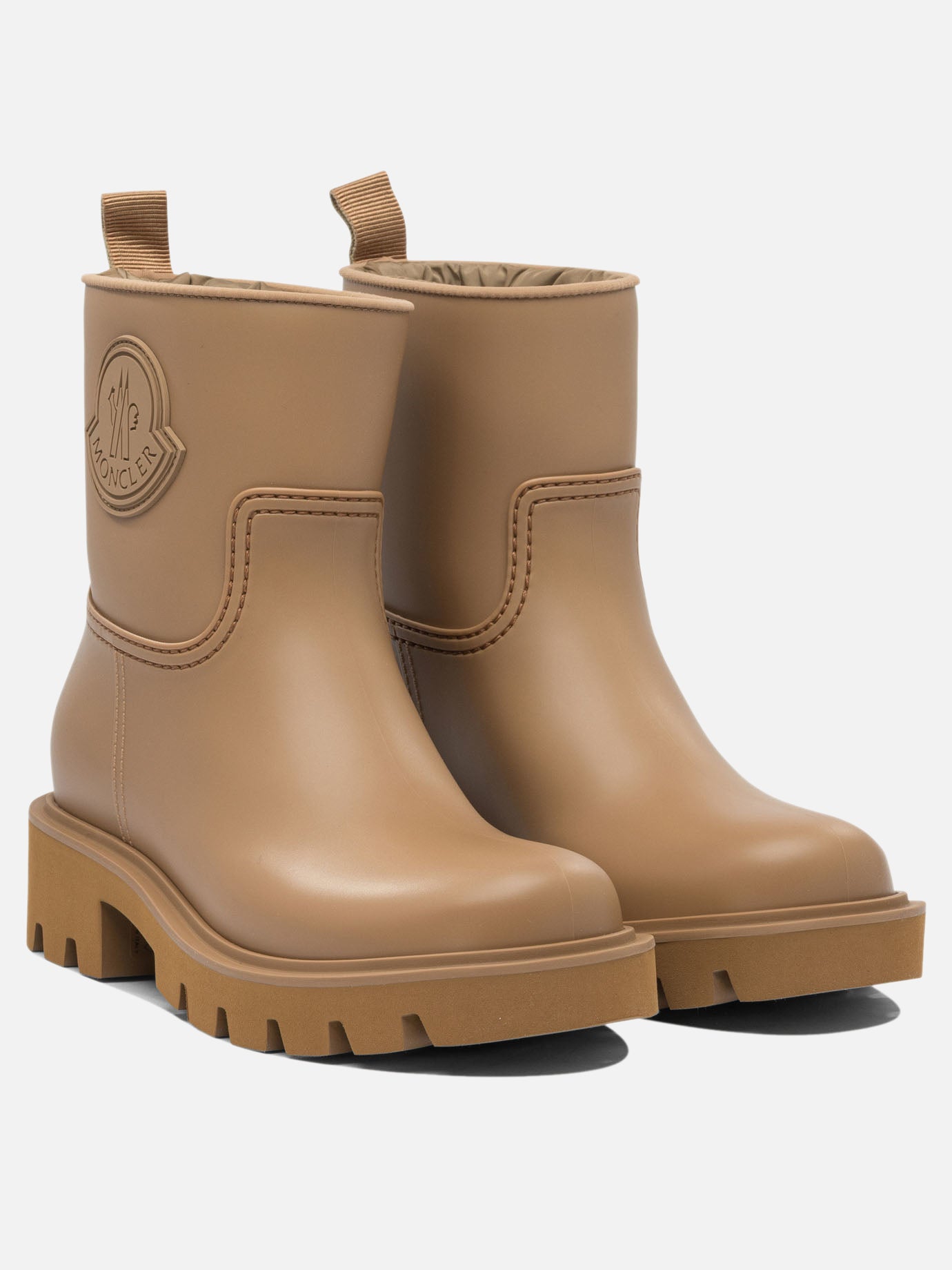 Stivaletti da pioggia 100% pvc - 100% rubber  Beige - Moncler Donna | PDP | VIETTI Online Store | thumbnail_2