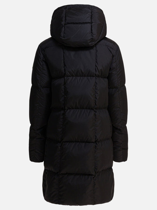 Piumini lunghi Logo  Nero - Moncler Donna | VIETTI Online Store | 2
