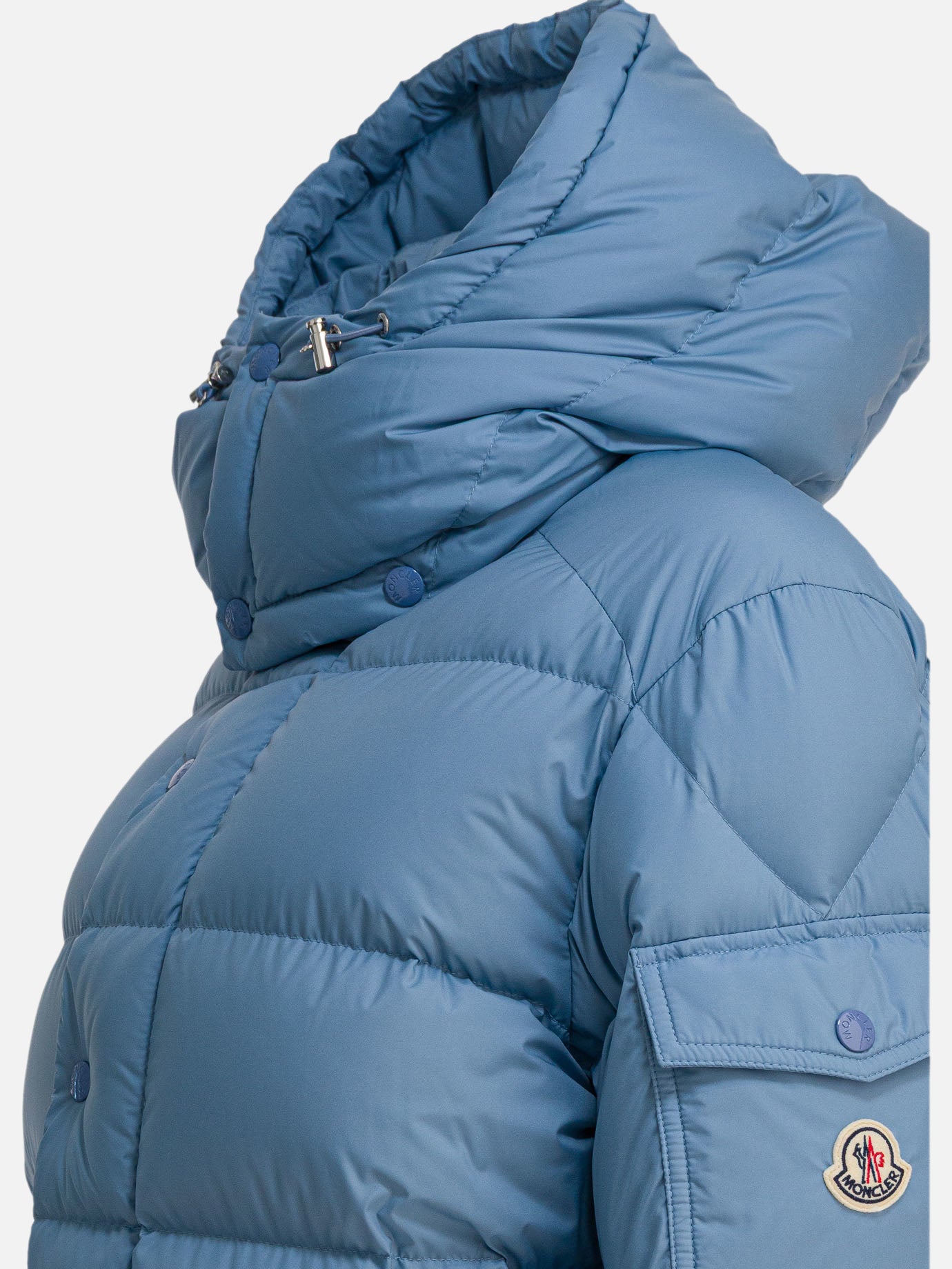 Piumini corti Logo  Blu - Moncler Donna | PDP | VIETTI Online Store | thumbnail_4