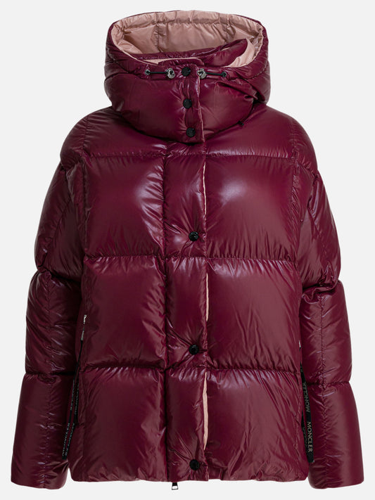Piumini corti Logo  Bordeaux - Moncler Donna | PDP | VIETTI Online Store 
