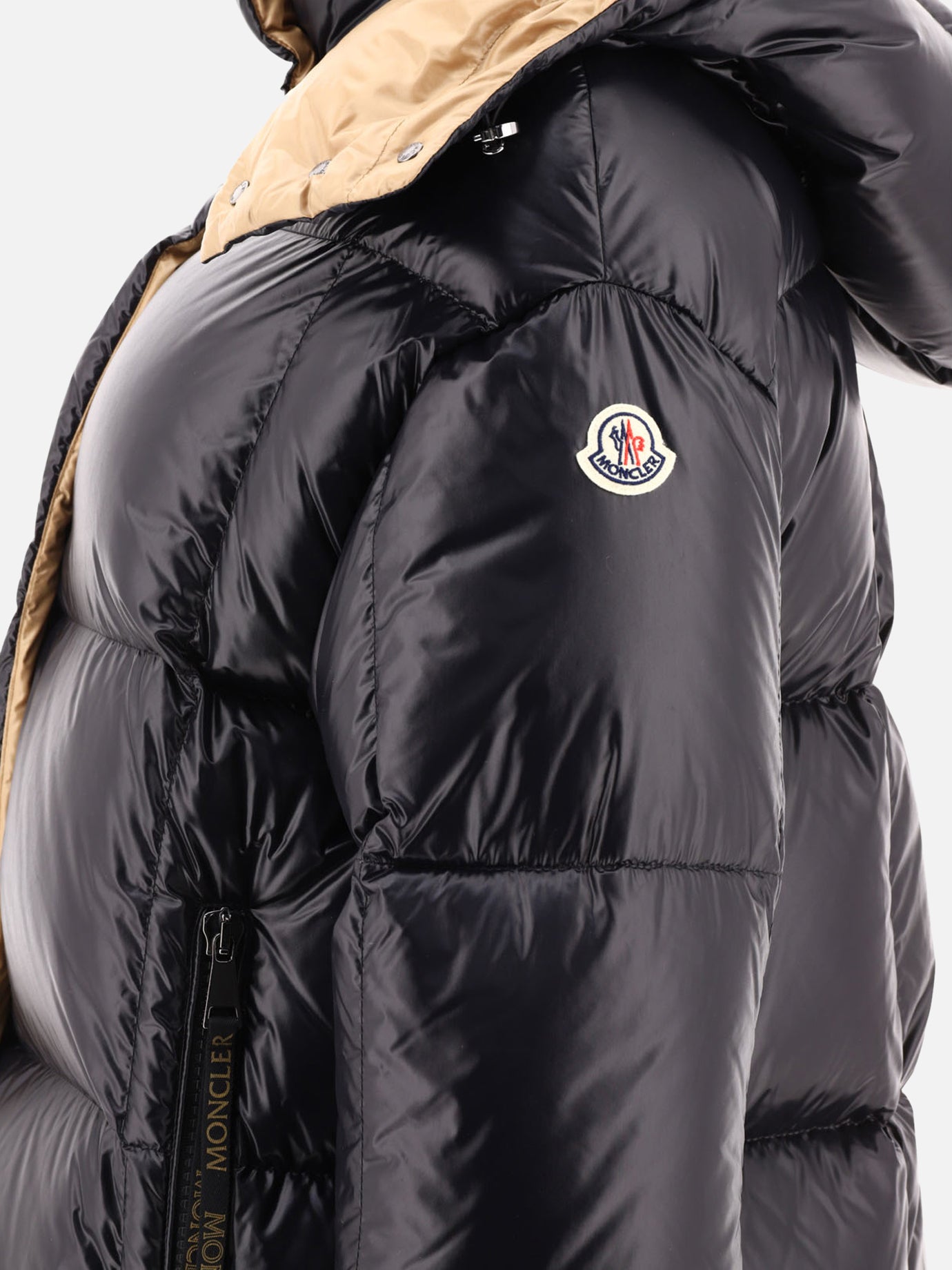 Piumini corti Solid colour  Nero - Moncler Donna | PDP | VIETTI Online Store | thumbnail_3