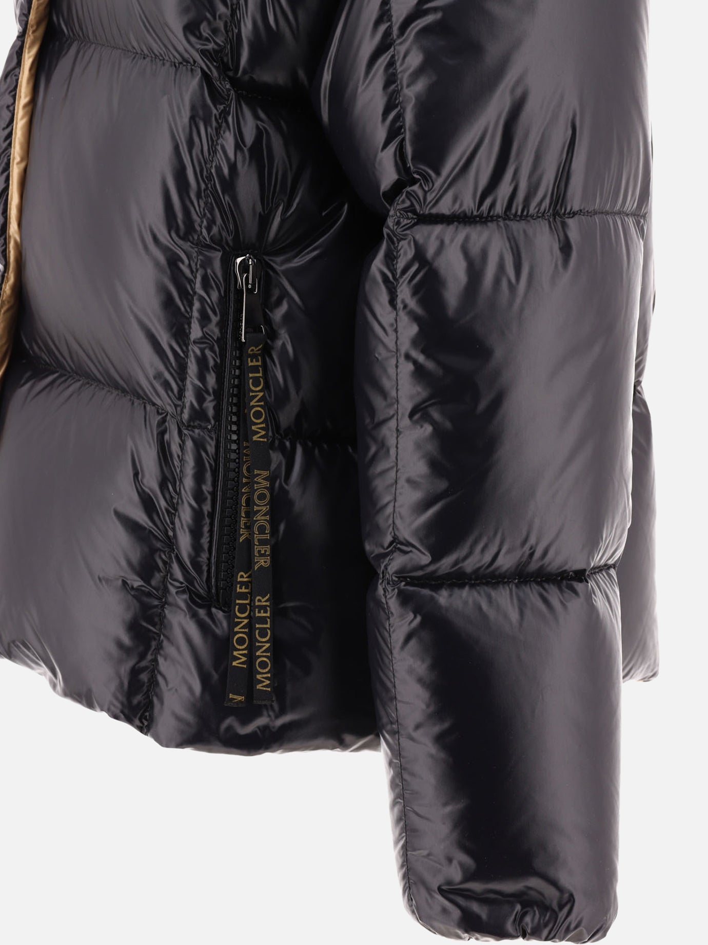 Piumini corti Solid colour  Nero - Moncler Donna | PDP | VIETTI Online Store | thumbnail_4