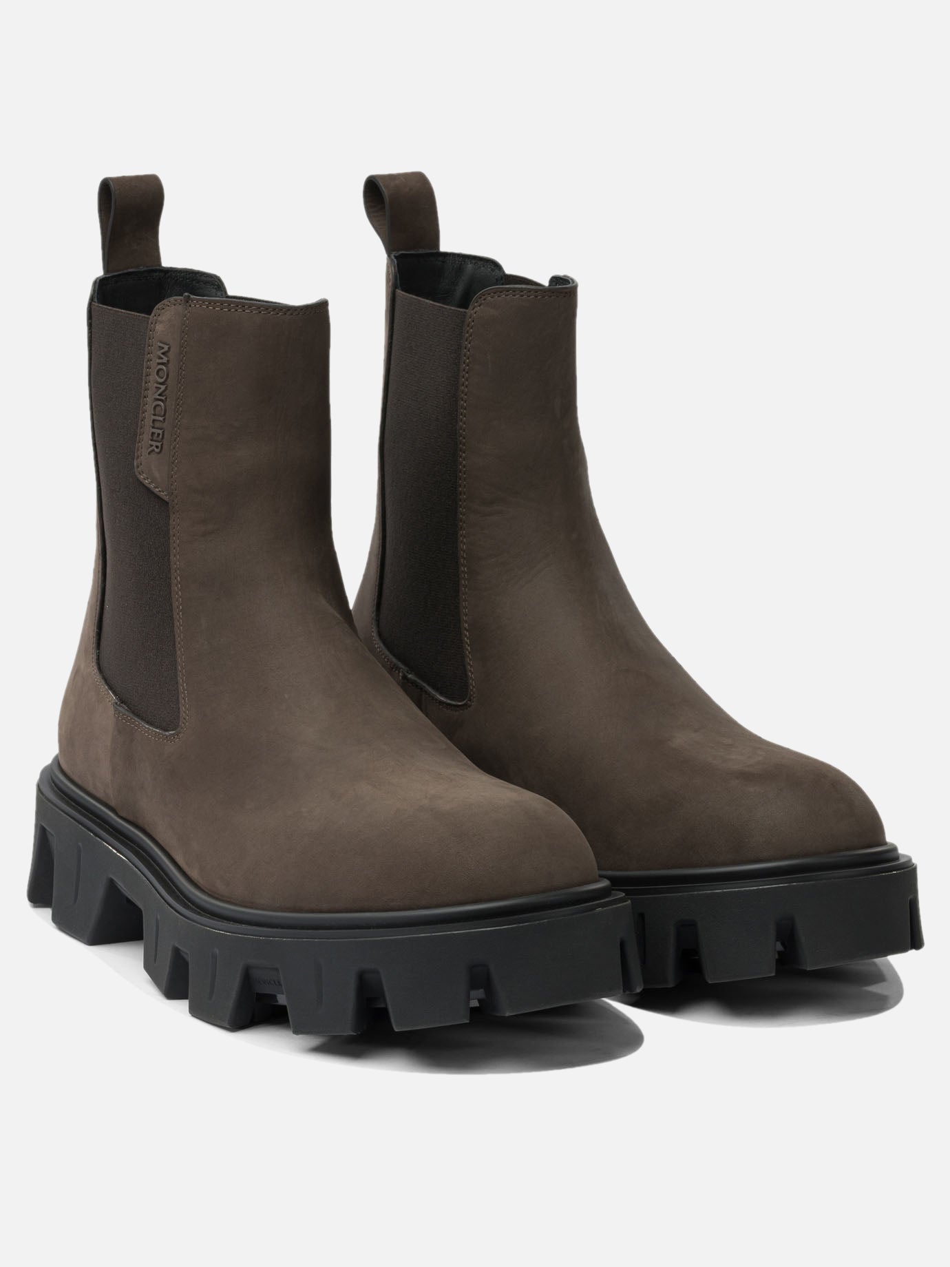 Chelsea boots 100% real leather - 100% polyamide  Brown - Moncler Men | PDP | VIETTI Online Store | thumbnail_2