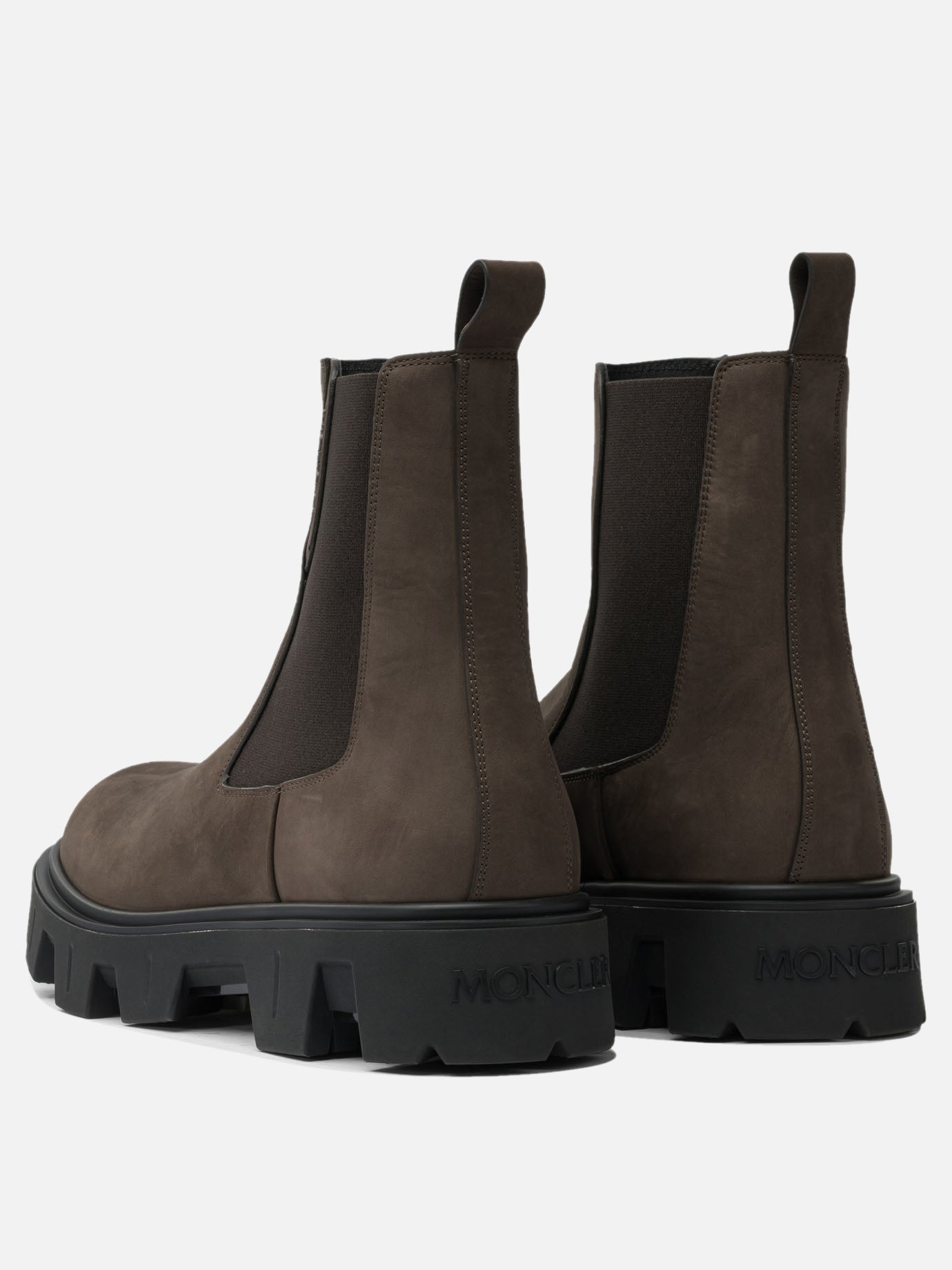 Chelsea boots 100% real leather - 100% polyamide  Brown - Moncler Men | PDP | VIETTI Online Store | thumbnail_4