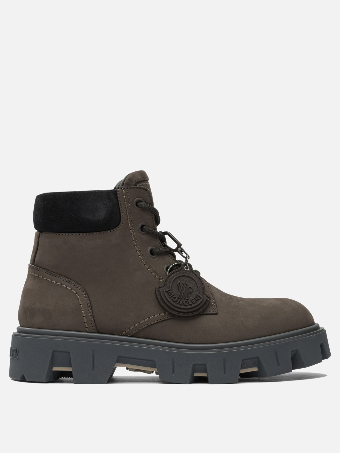 Scarpe da trekking 100% leather - 100% rubber  Marrone - Moncler Uomo | PDP | VIETTI Online Store | thumbnail