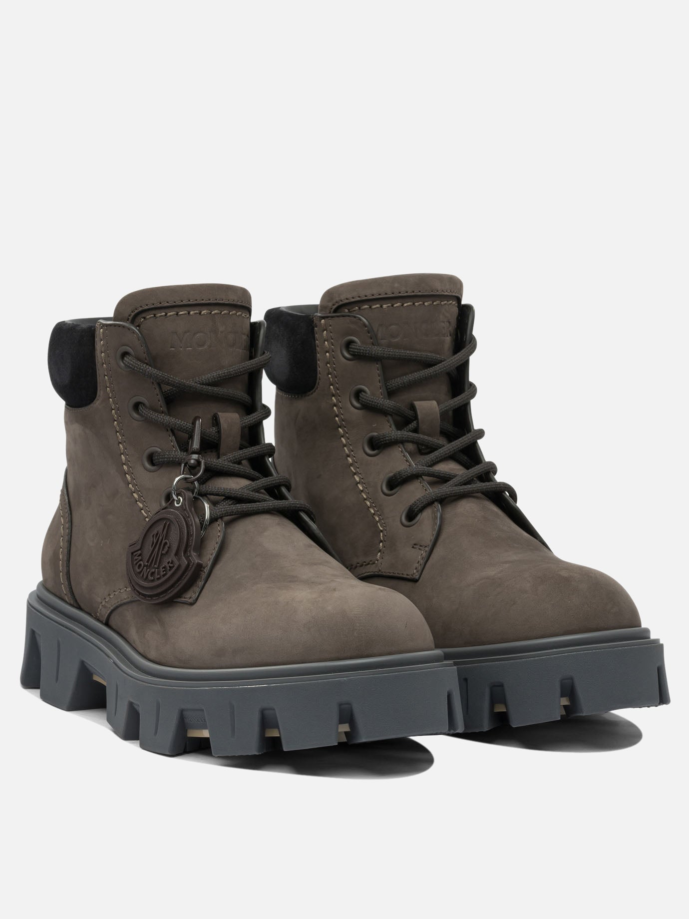 Scarpe da trekking 100% leather - 100% rubber  Marrone - Moncler Uomo | PDP | VIETTI Online Store | thumbnail_2