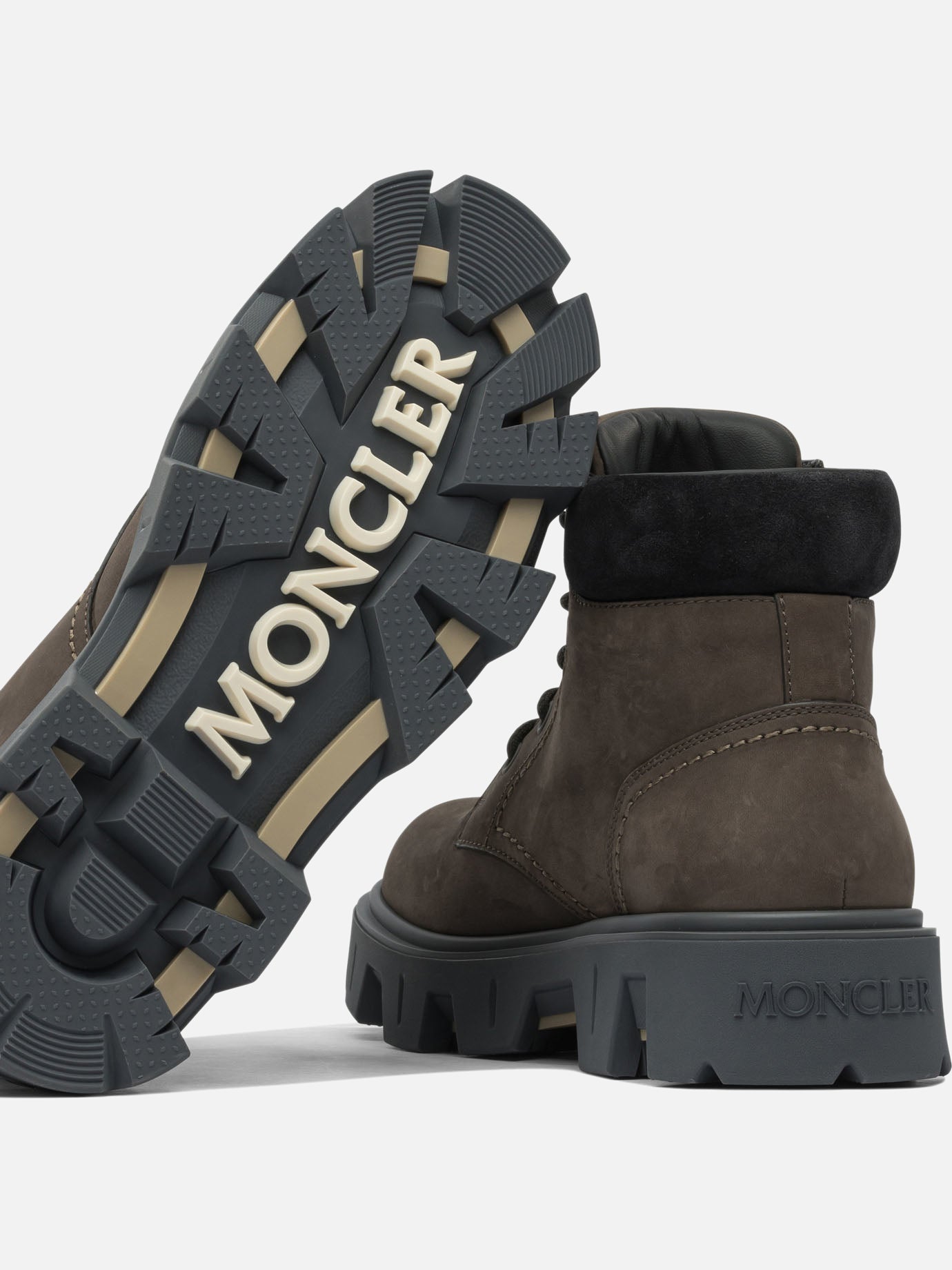 Scarpe da trekking 100% leather - 100% rubber  Marrone - Moncler Uomo | PDP | VIETTI Online Store | thumbnail_5