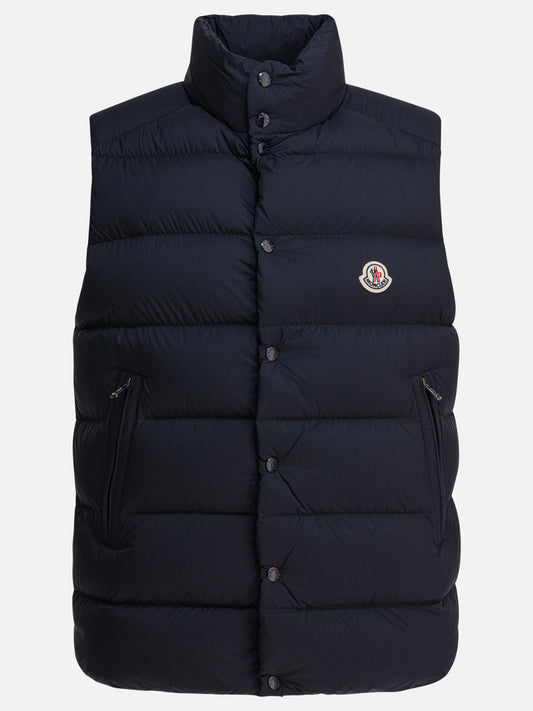 Vest jackets Logo  Blue - Moncler Men | PLP | VIETTI Online Store 
