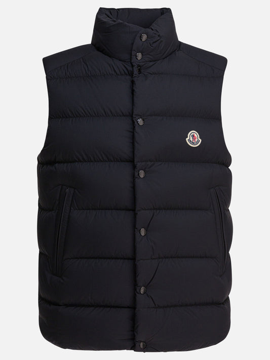 Vest jackets Logo  Black - Moncler Men | PLP | VIETTI Online Store 
