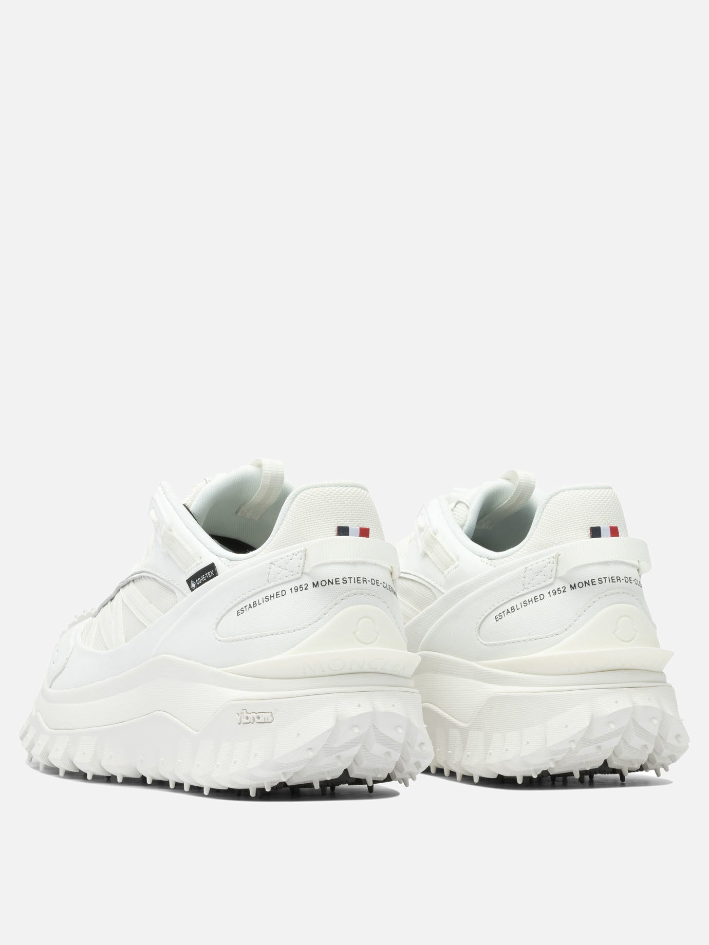 Low top sneakers 60% nylon 40% leather - 100% rubber  White - Moncler Men | PDP | VIETTI Online Store | thumbnail_4