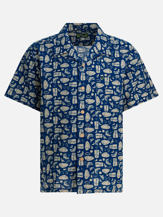 Camicie casual Print  Blu - Montbell Uomo | PLP | VIETTI Online Store 
