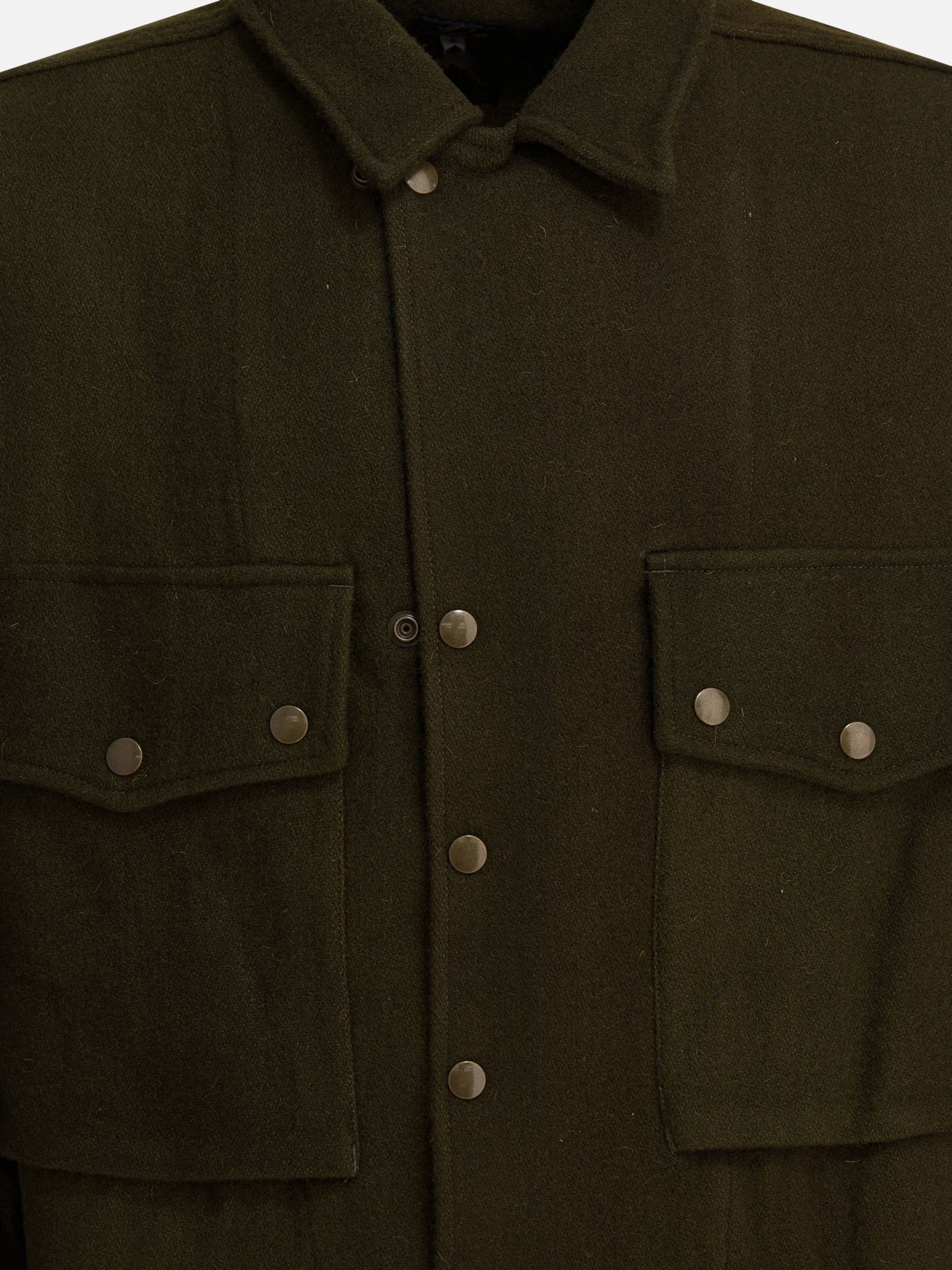 Overshirt jackets Solid colour  Green - Needles Men | PDP | VIETTI Online Store | Zoom-Modal_3
