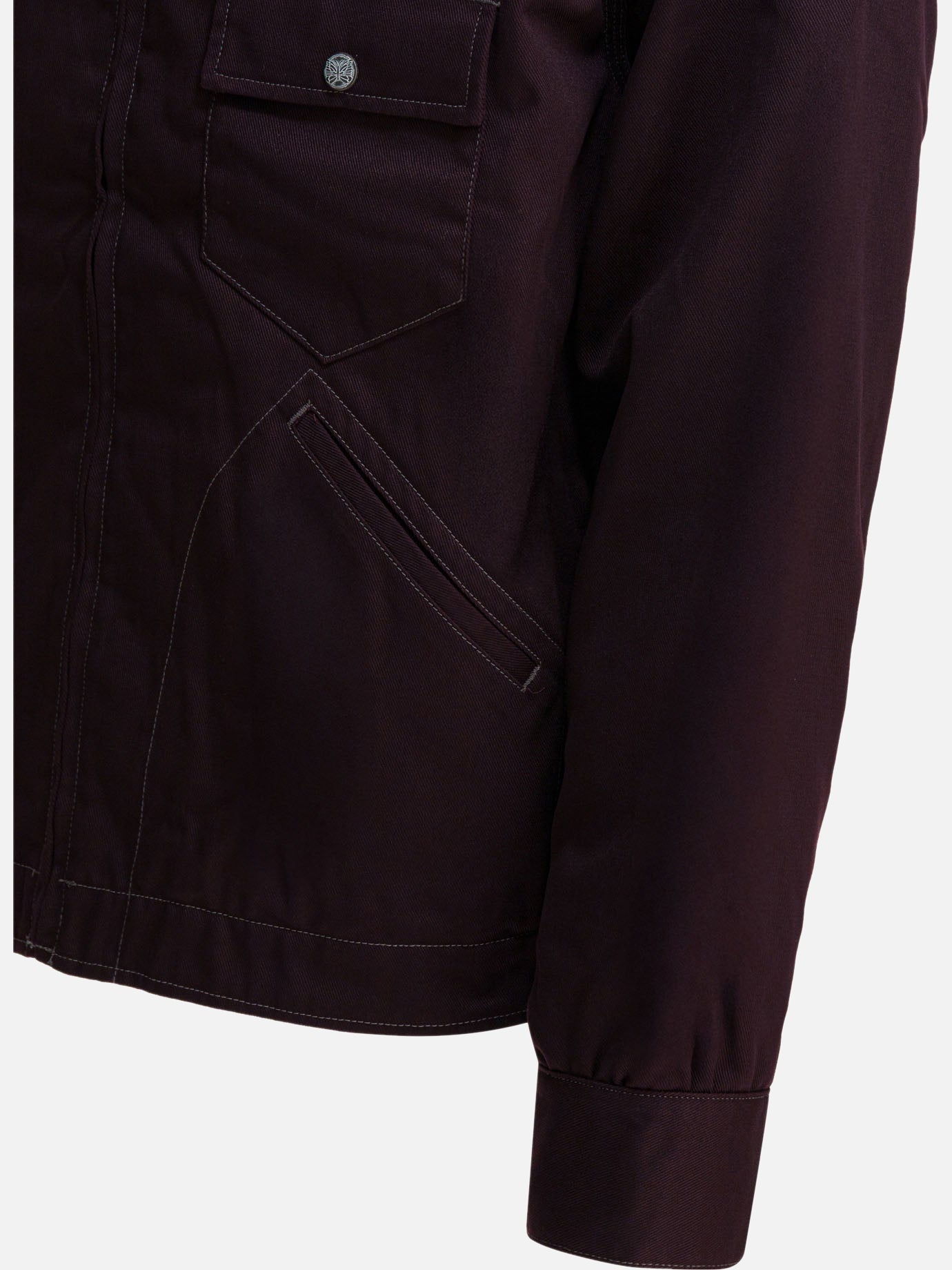 Quilted & Utility Jackets Logo  Bordeaux - Needles Men | PDP | VIETTI Online Store | Zoom-Modal_4

