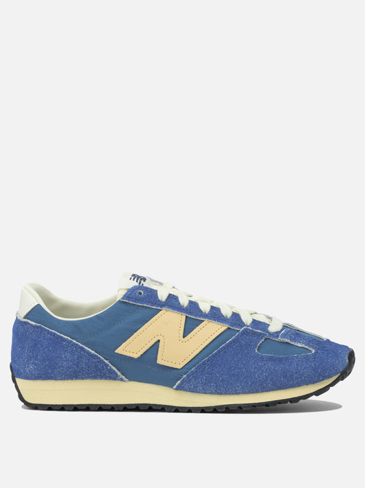 Low top sneakers 50% mesh 50% suede - 100% rubber  Blue - New Balance Men | PDP | VIETTI Online Store 
