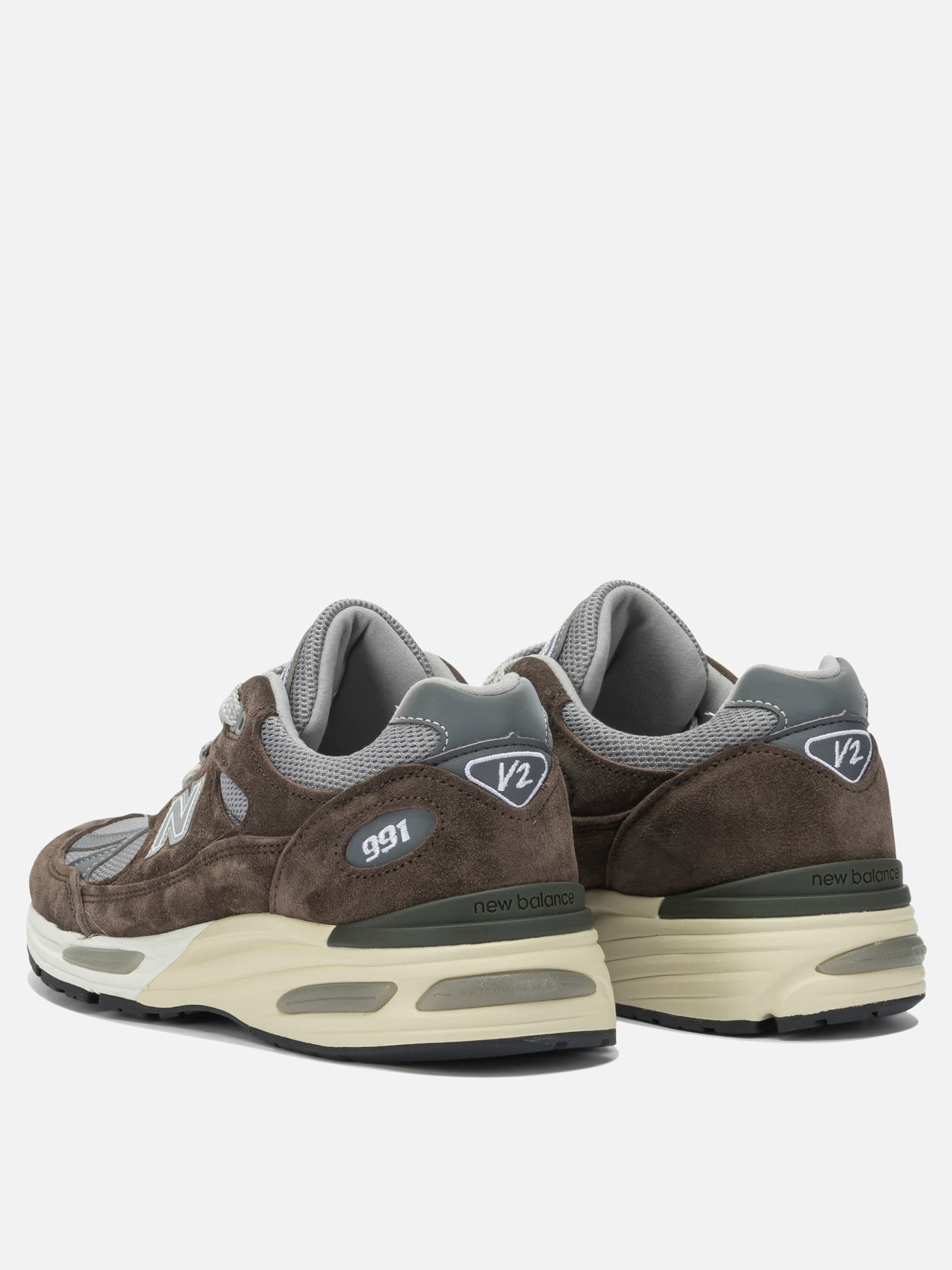 Low top sneakers 100% leather - 100% rubber  Brown - New Balance Men | PDP | VIETTI Online Store | thumbnail_4