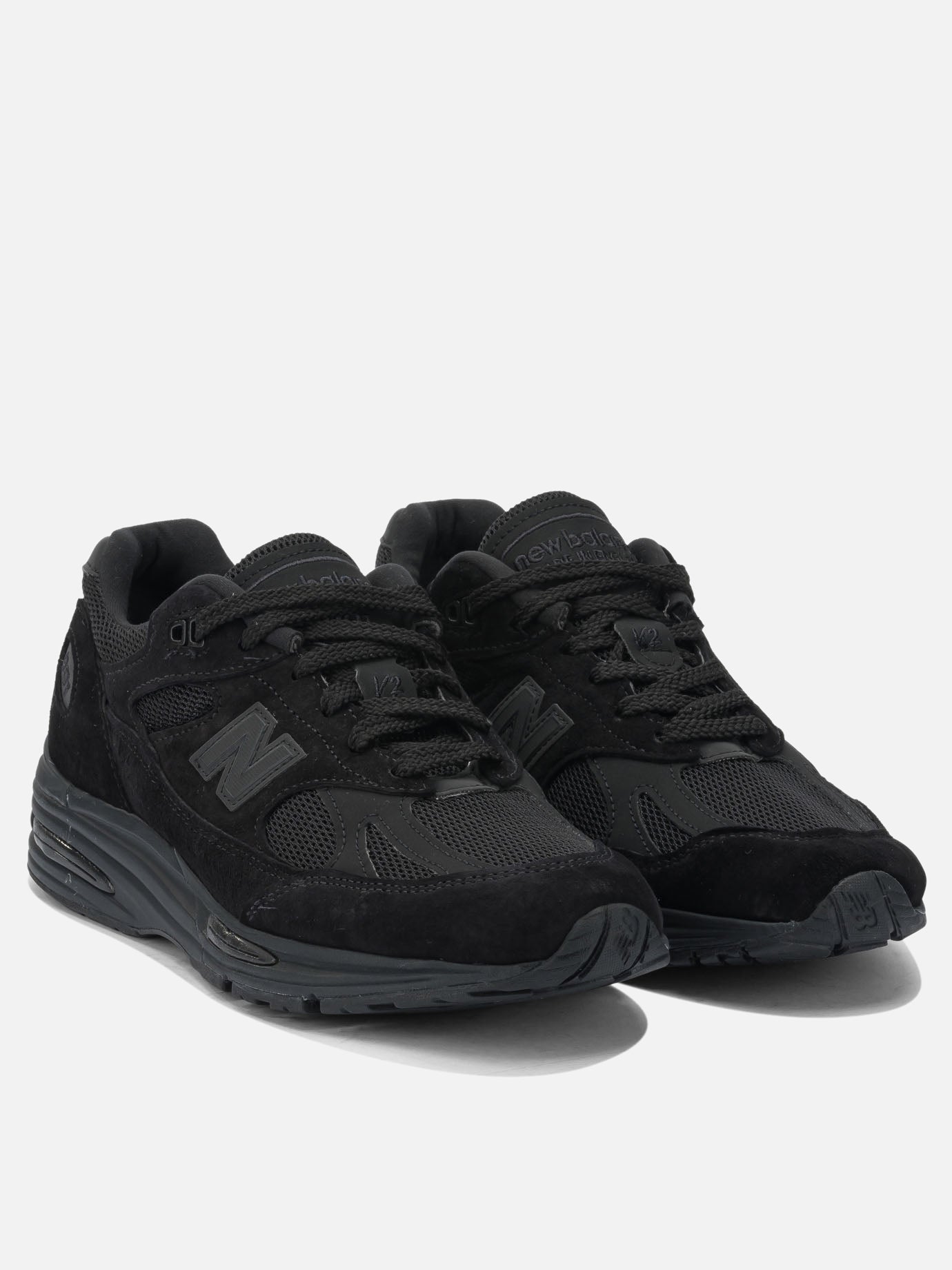 Low top sneakers 50% mesh 50% suede - 100% rubber  Black - New Balance Men | PDP | VIETTI Online Store | Zoom-Modal_2

