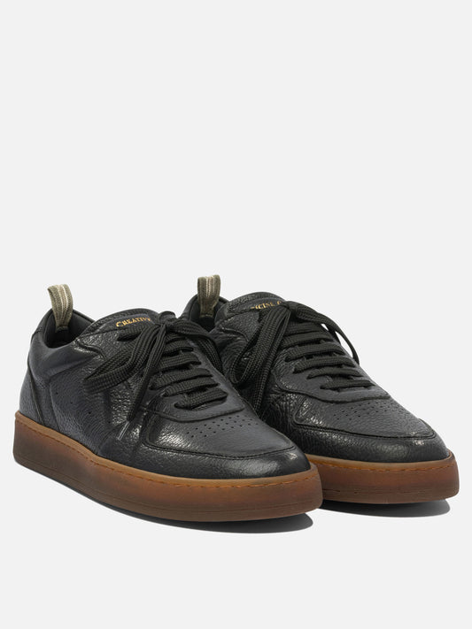 Sneaker basse 100% leather - 100% rubber  Nero - Officine Creative Uomo | PLP | VIETTI Online Store | 2
