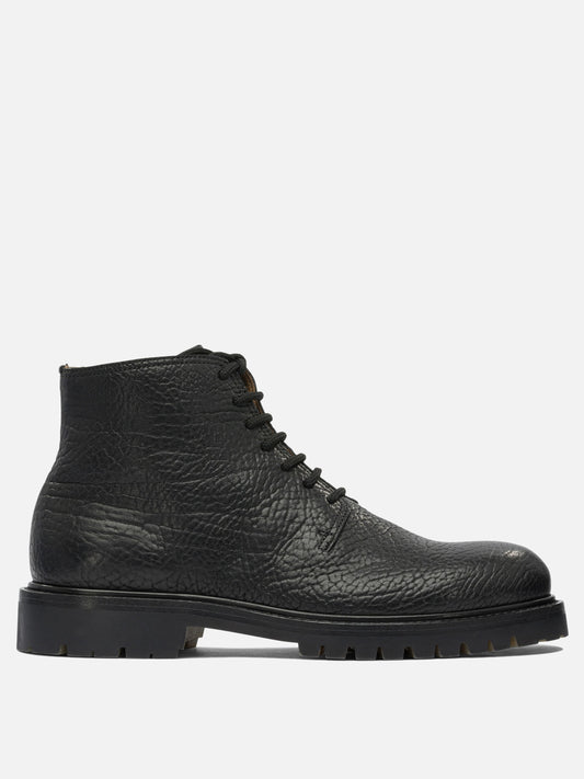 Stivaletti stringati 100% leather - 100% rubber  Nero - Officine Creative Uomo | PLP | VIETTI Online Store 
