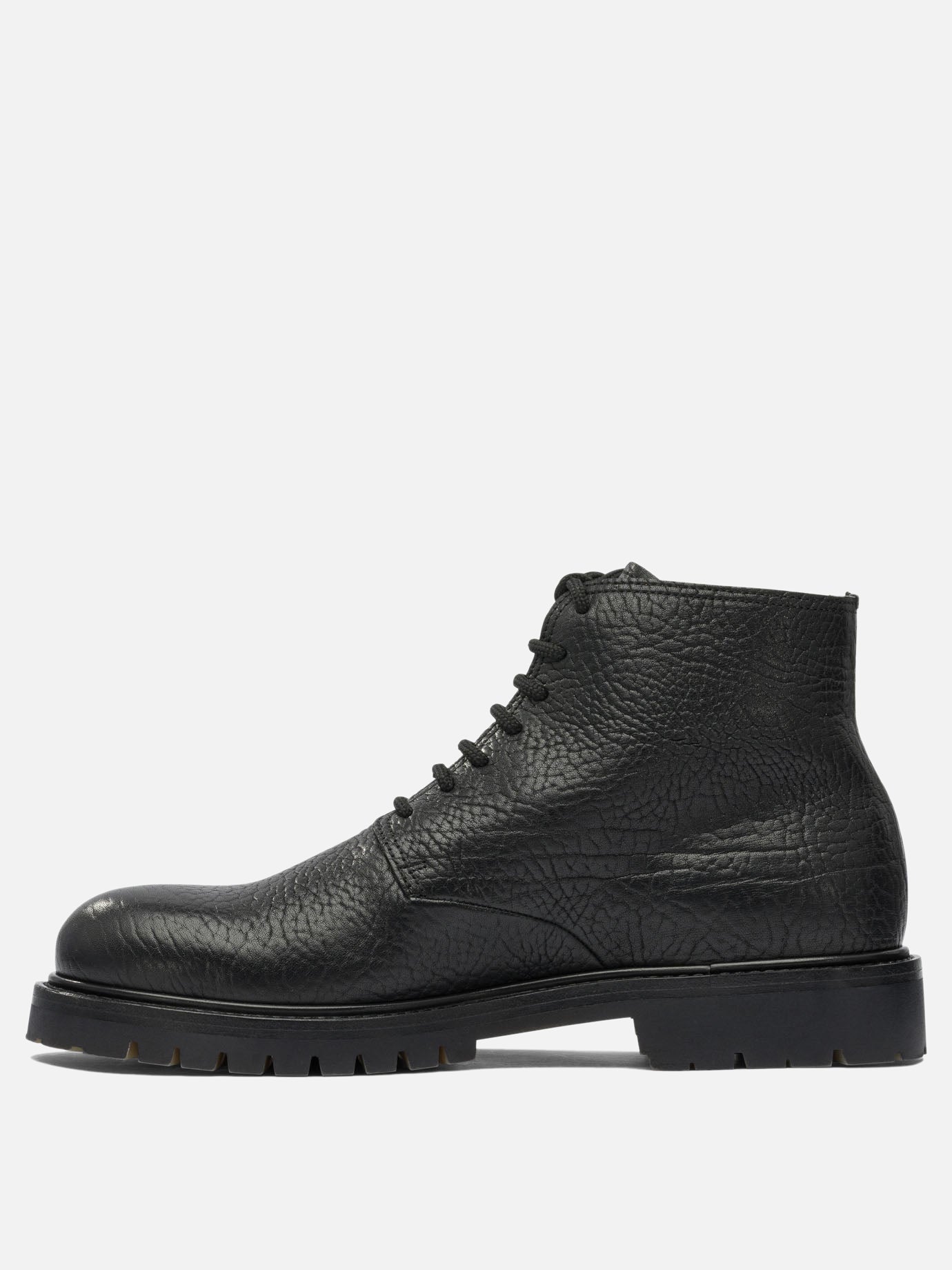 Stivaletti stringati 100% leather - 100% rubber  Nero - Officine Creative Uomo | PDP | VIETTI Online Store | thumbnail_3