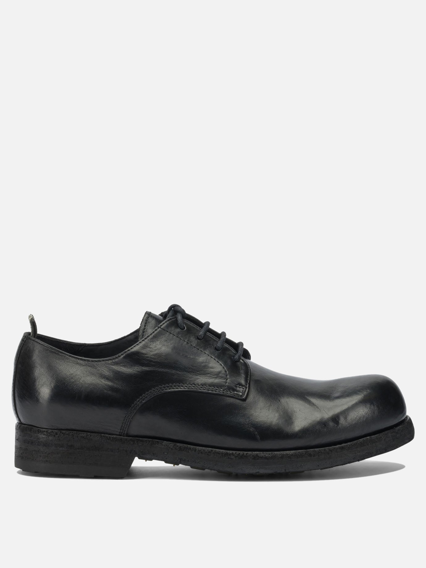 Derby 100% leather - 100% rubber  Black - Officine Creative Men | PDP | VIETTI Online Store | thumbnail