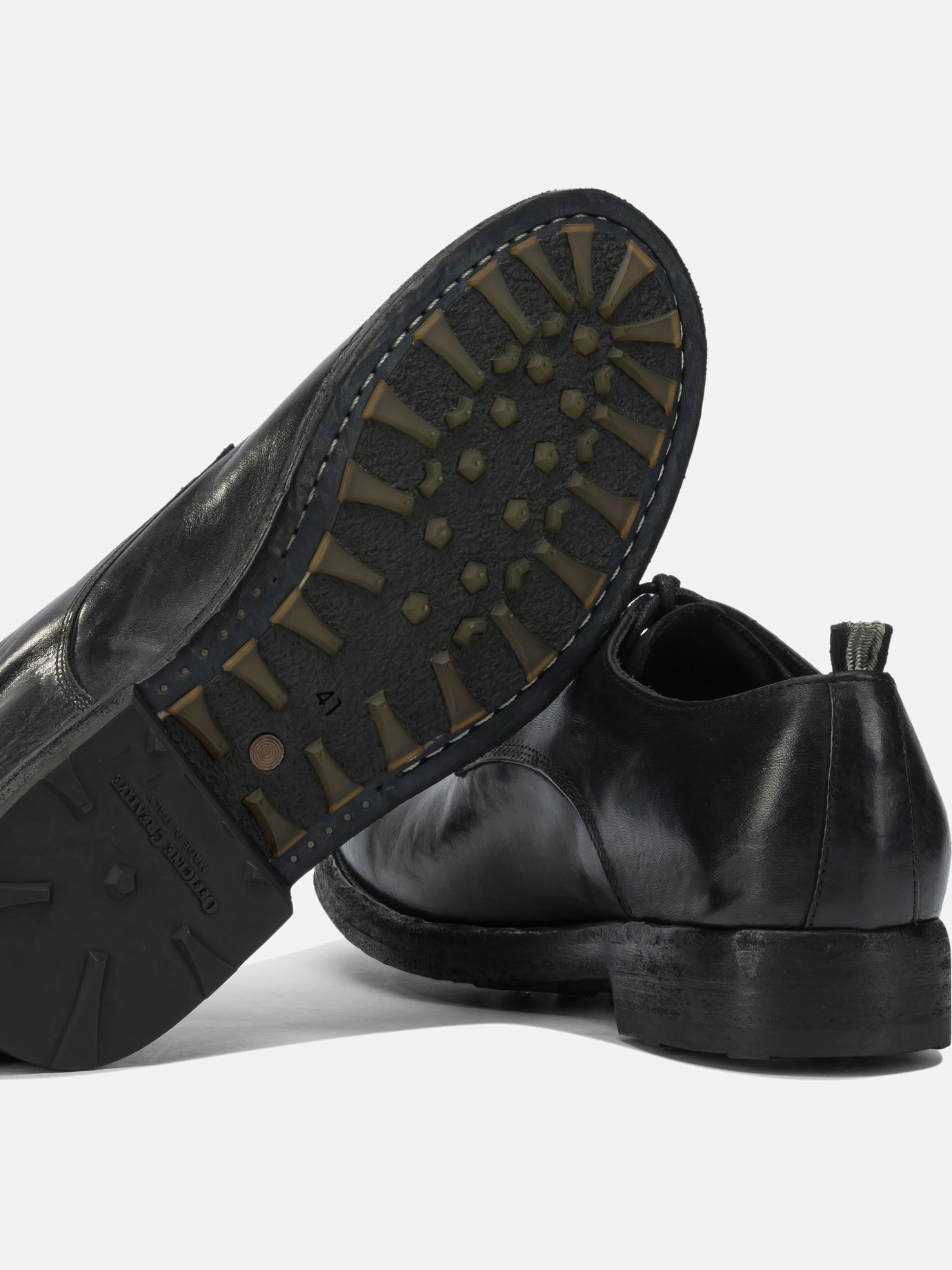 Derby 100% leather - 100% rubber  Black - Officine Creative Men | PDP | VIETTI Online Store | Zoom-Modal_5
