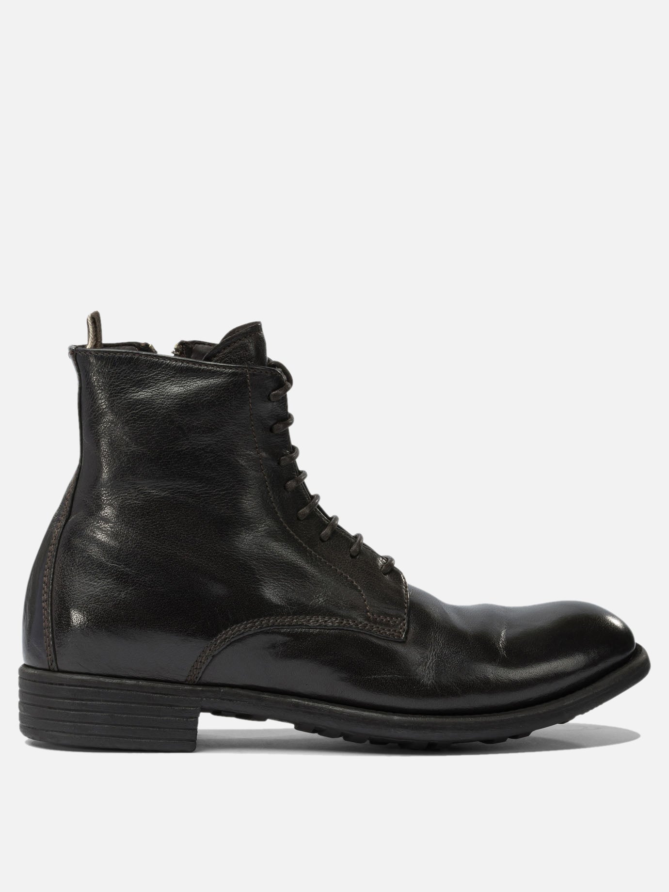 Lace-up boots 100% calf leather - 100% rubber  Brown - Officine Creative Women | PDP | VIETTI Online Store | thumbnail